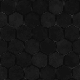 Textures   -   ARCHITECTURE   -   PAVING OUTDOOR   -   Hexagonal  - Concrete paving hexagon PBR texture seamless 21843 - Specular