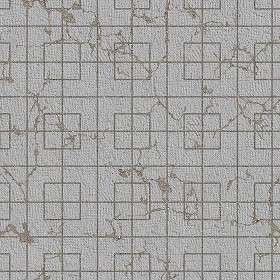 Textures   -   ARCHITECTURE   -   PAVING OUTDOOR   -   Concrete   -  Blocks damaged - Concrete paving outdoor damaged texture seamless 05541