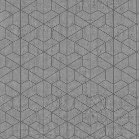 Textures   -   ARCHITECTURE   -   PAVING OUTDOOR   -   Concrete   -   Blocks mixed  - Paving concrete mixed size texture seamless 05622 - Displacement