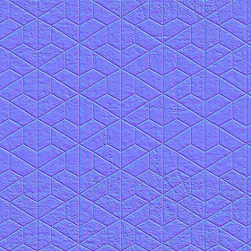 Textures   -   ARCHITECTURE   -   PAVING OUTDOOR   -   Concrete   -   Blocks mixed  - Paving concrete mixed size texture seamless 05622 - Normal
