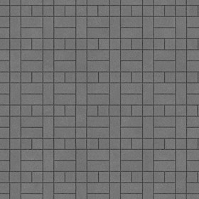Textures   -   ARCHITECTURE   -   PAVING OUTDOOR   -   Concrete   -   Blocks regular  - Paving outdoor concrete regular block texture seamless 05687 - Displacement