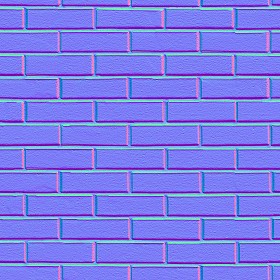 Textures   -   ARCHITECTURE   -   BRICKS   -   Facing Bricks   -   Smooth  - Facing smooth bricks texture seamless 00312 - Normal