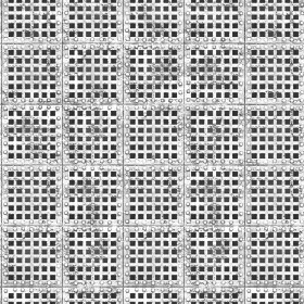 Textures   -   MATERIALS   -   METALS   -   Perforated  - Rusty iron industrial perforate metal texture seamless 10535 - Ambient occlusion
