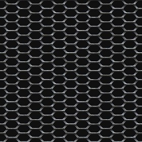 Textures   -   MATERIALS   -   METALS   -   Perforated  - Mesh steel perforate metal texture seamless 10536 - Specular