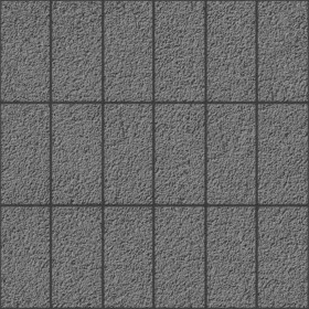 Textures   -   ARCHITECTURE   -   PAVING OUTDOOR   -   Concrete   -   Blocks regular  - Paving outdoor concrete regular block texture seamless 05691 - Displacement