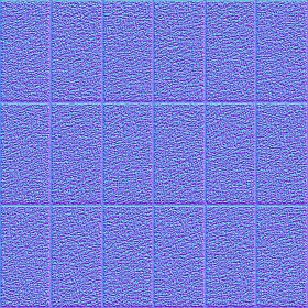 Textures   -   ARCHITECTURE   -   PAVING OUTDOOR   -   Concrete   -   Blocks regular  - Paving outdoor concrete regular block texture seamless 05691 - Normal