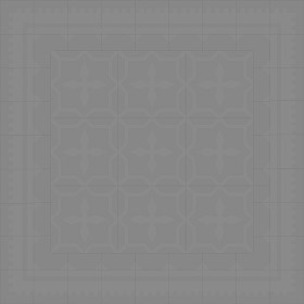 Textures   -   ARCHITECTURE   -   TILES INTERIOR   -   Cement - Encaustic   -   Cement  - Cement concrete tile texture seamless 13381 - Displacement