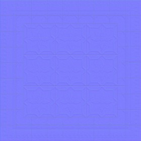 Textures   -   ARCHITECTURE   -   TILES INTERIOR   -   Cement - Encaustic   -   Cement  - Cement concrete tile texture seamless 13381 - Normal