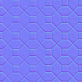 Textures   -   ARCHITECTURE   -   PAVING OUTDOOR   -   Concrete   -   Blocks mixed  - Concrete paving outdoor texture seamless 20499 - Normal