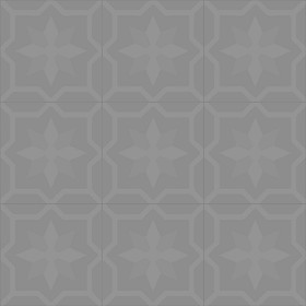 Textures   -   ARCHITECTURE   -   TILES INTERIOR   -   Cement - Encaustic   -   Cement  - Cement concrete tile texture seamless 13382 - Displacement