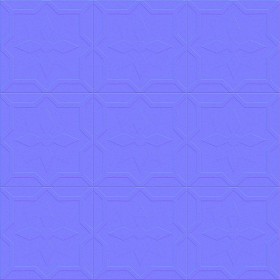 Textures   -   ARCHITECTURE   -   TILES INTERIOR   -   Cement - Encaustic   -   Cement  - Cement concrete tile texture seamless 13382 - Normal