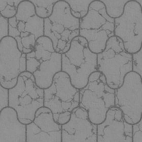 Textures   -   ARCHITECTURE   -   PAVING OUTDOOR   -   Concrete   -   Blocks damaged  - Concrete paving outdoor damaged texture seamless 05547 - Displacement