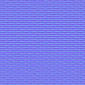 Textures   -   ARCHITECTURE   -   BRICKS   -   Facing Bricks   -   Smooth  - Facing smooth bricks texture seamless 00318 - Normal