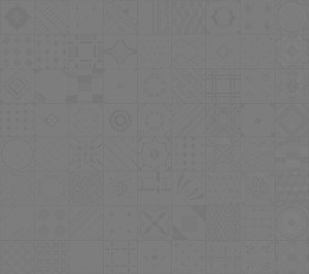 Textures   -   ARCHITECTURE   -   TILES INTERIOR   -   Ornate tiles   -   Patchwork  - Gres patchwork tiles PBR texture seamless 21927 - Displacement