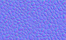 Textures   -   ARCHITECTURE   -   ROADS   -   Paving streets   -   Rounded cobble  - Rounded cobblestone texture seamless 20492 - Normal