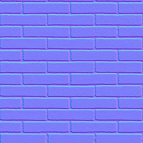Textures   -   ARCHITECTURE   -   BRICKS   -   Facing Bricks   -   Smooth  - Facing smooth bricks texture seamless 00256 - Normal