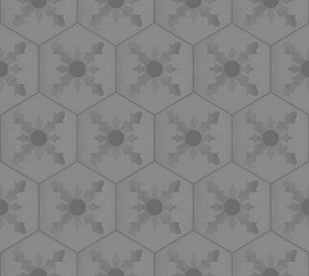 Textures   -   ARCHITECTURE   -   TILES INTERIOR   -   Hexagonal mixed  - Hexagonal tile texture seamless 16871 - Displacement