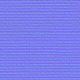 Textures   -   ARCHITECTURE   -   BRICKS   -   Facing Bricks   -   Rustic  - Rustic bricks texture seamless 00243 - Normal