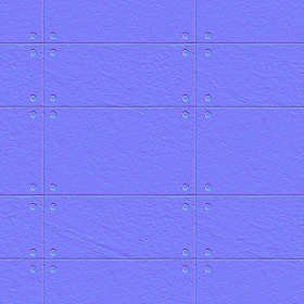 Textures   -   ARCHITECTURE   -   CONCRETE   -   Plates   -   Clean  - Clean cinder block with holes texture seamless 01693 - Normal