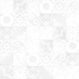 Textures   -   ARCHITECTURE   -   TILES INTERIOR   -   Ornate tiles   -   Patchwork  - Gres patchwork tiles PBR texture seamless 21935 - Ambient occlusion