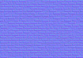 Textures   -   ARCHITECTURE   -   BRICKS   -   Facing Bricks   -   Rustic  - Rustic bricks texture seamless 00244 - Normal