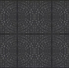 Textures   -   ARCHITECTURE   -   PAVING OUTDOOR   -   Concrete   -  Blocks mixed - Painted concrete paving outdoor texture seamless 20750