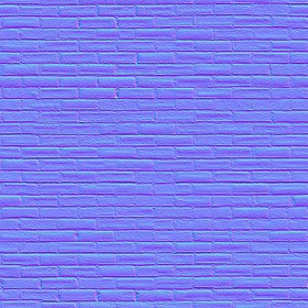 Textures   -   ARCHITECTURE   -   BRICKS   -   Facing Bricks   -   Smooth  - Facing smooth bricks texture seamless 00323 - Normal