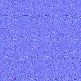 Textures   -   ARCHITECTURE   -   PAVING OUTDOOR   -   Pavers stone   -   Blocks mixed  - Pavers stone mixed size texture seamless 06160 - Normal