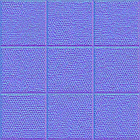 Textures   -   ARCHITECTURE   -   PAVING OUTDOOR   -   Concrete   -   Blocks regular  - Paving outdoor concrete regular block texture seamless 05699 - Normal