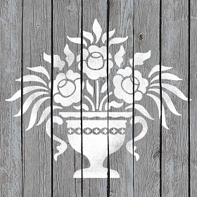 Textures   -   ARCHITECTURE   -   WOOD FLOORS   -  Decorated - Parquet decorated stencil texture seamless 04699