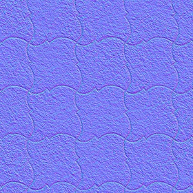 Textures   -   ARCHITECTURE   -   PAVING OUTDOOR   -   Pavers stone   -   Blocks mixed  - Pavers stone mixed size texture seamless 06161 - Normal