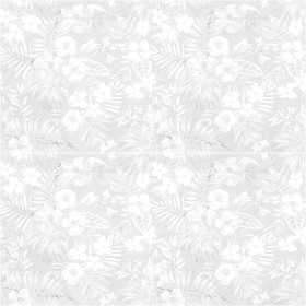Textures   -   ARCHITECTURE   -   TILES INTERIOR   -   Ornate tiles   -   Floral tiles  - floral pattern tile pbr texture seamless 22205 - Ambient occlusion