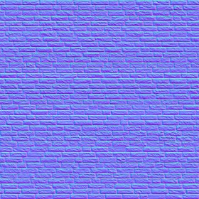 Textures   -   ARCHITECTURE   -   BRICKS   -   Facing Bricks   -   Rustic  - Rustic bricks texture seamless 00249 - Normal