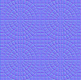 Textures   -   ARCHITECTURE   -   PAVING OUTDOOR   -   Concrete   -   Blocks mixed  - concrete paving outdoor texture seamless 21335 - Normal