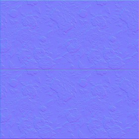 Textures   -   ARCHITECTURE   -   TILES INTERIOR   -   Ornate tiles   -   Floral tiles  - floral pattern tile pbr texture seamless 22206 - Normal