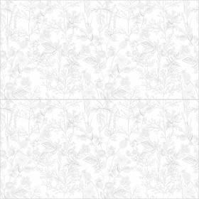 Textures   -   ARCHITECTURE   -   TILES INTERIOR   -   Ornate tiles   -   Floral tiles  - floral pattern tile pbr texture seamless 22207 - Ambient occlusion