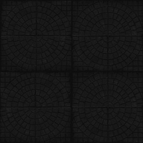 Textures   -   ARCHITECTURE   -   PAVING OUTDOOR   -   Concrete   -   Blocks mixed  - concrete paving PBR texture seamless 21820 - Specular
