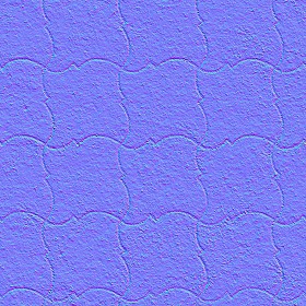 Textures   -   ARCHITECTURE   -   PAVING OUTDOOR   -   Pavers stone   -   Blocks mixed  - Pavers stone mixed size texture seamless 06165 - Normal