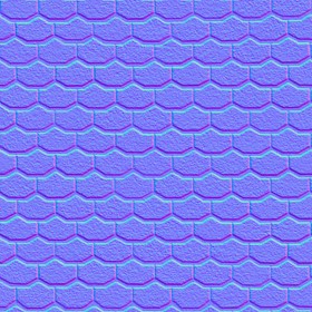 Textures   -   ARCHITECTURE   -   ROOFINGS   -   Asphalt roofs  - Asphalt roofing texture seamless 03257 - Normal