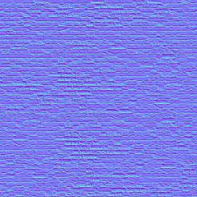Textures   -   ARCHITECTURE   -   BRICKS   -   Damaged bricks  - Damaged bricks texture seamless 00109 - Normal