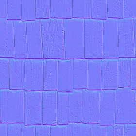 Textures   -   ARCHITECTURE   -   ROOFINGS   -   Shingles wood  - Wood shingle roof texture seamless 03858 - Normal