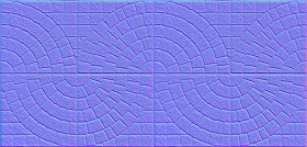 Textures   -   ARCHITECTURE   -   PAVING OUTDOOR   -   Concrete   -   Blocks mixed  - concrete paving outdoor texture seamless 21339 - Normal