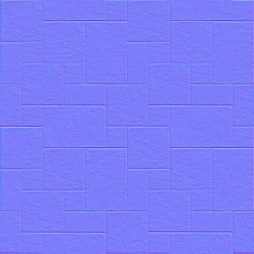 Textures   -   ARCHITECTURE   -   TILES INTERIOR   -   Stone tiles  - Leccese flooring stone Pbr texture seamless 22249 - Normal