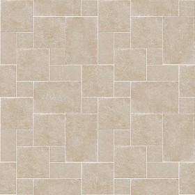 Textures   -   ARCHITECTURE   -   TILES INTERIOR   -  Stone tiles - Leccese flooring stone Pbr texture seamless 22249