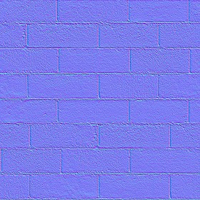 Textures   -   ARCHITECTURE   -   CONCRETE   -   Plates   -   Clean  - Concrete retaining block wall texture seamless 01705 - Normal