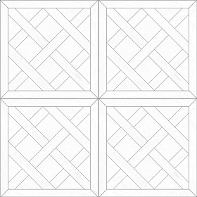 Textures   -   ARCHITECTURE   -   WOOD FLOORS   -   Geometric pattern  - Parquet geometric pattern texture seamless 04805 - Ambient occlusion