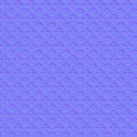 Textures   -   MATERIALS   -   METALS   -   Perforated  - Chrome perforated metal texture seamless 10556 - Normal