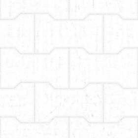 Textures   -   ARCHITECTURE   -   PAVING OUTDOOR   -   Concrete   -   Blocks regular  - Paving outdoor concrete regular block texture seamless 05709 - Ambient occlusion