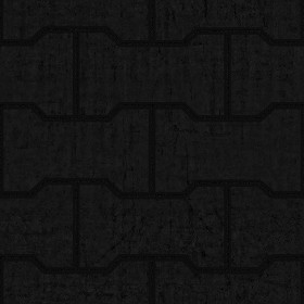 Textures   -   ARCHITECTURE   -   PAVING OUTDOOR   -   Concrete   -   Blocks regular  - Paving outdoor concrete regular block texture seamless 05709 - Specular