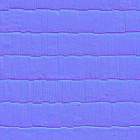 Textures   -   ARCHITECTURE   -   ROOFINGS   -   Shingles wood  - Wood shingle roof texture seamless 03864 - Normal